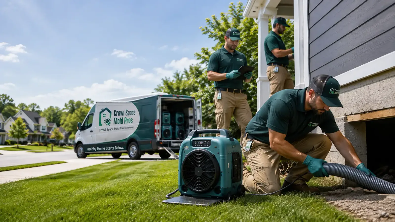 Crawl Space Mold Removal in Holland, MI